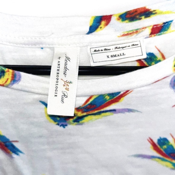Anthropologie Meadow Rue Pajaro Shirt Size X-Small - Picture 5 of 5